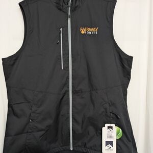 Storm Creek Idealist Wind Vest XL NWT Black Lightweight Fairway Ignite